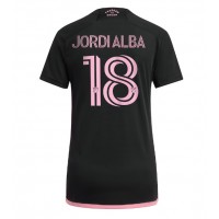 Dres Inter Miami Jordi Alba #18 Gostujuci za Žensko 2023-24 Kratak Rukav